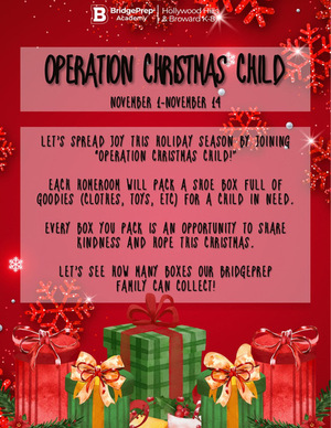OPERATION CHRISTMAS CHILD IS HERE ...